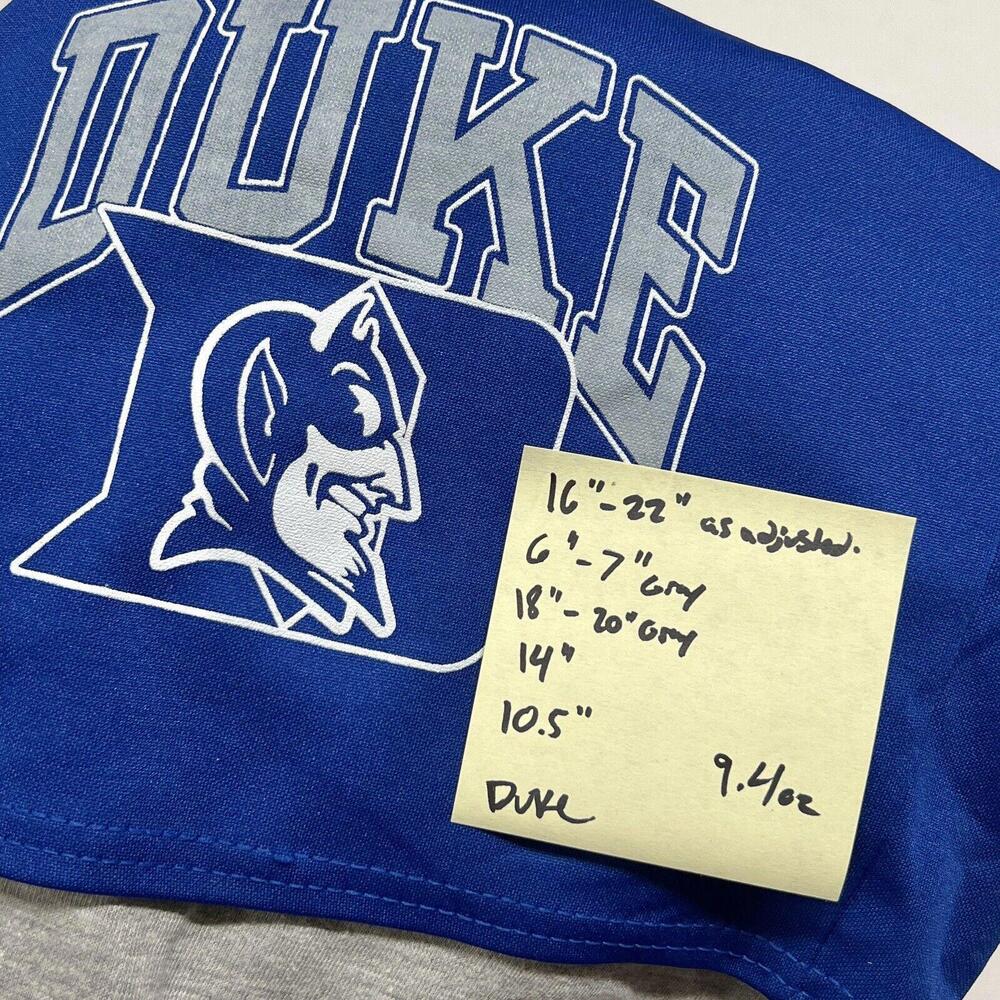 Vintage Duke University Blue Devils Dodger Sweat Shorts Lined Sz XL Made In USA - Picture 11 of 11